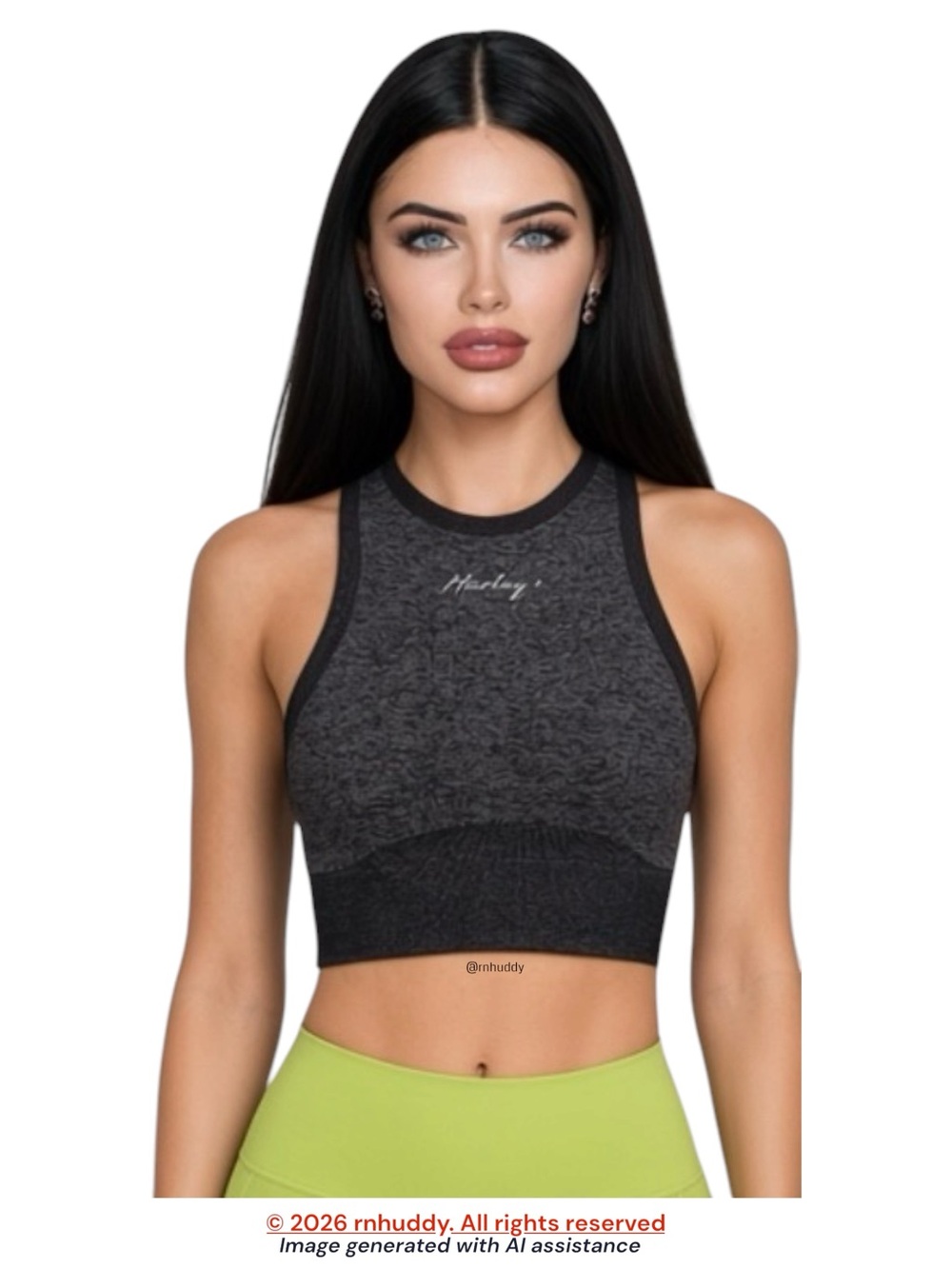 Hurley XS seamless cropped tank